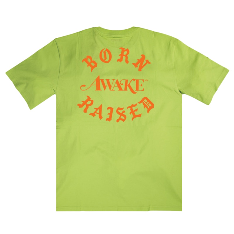 Awake x Born X Raised Carhartt WIP Pocket Tee Lime Men's - SS21 - US