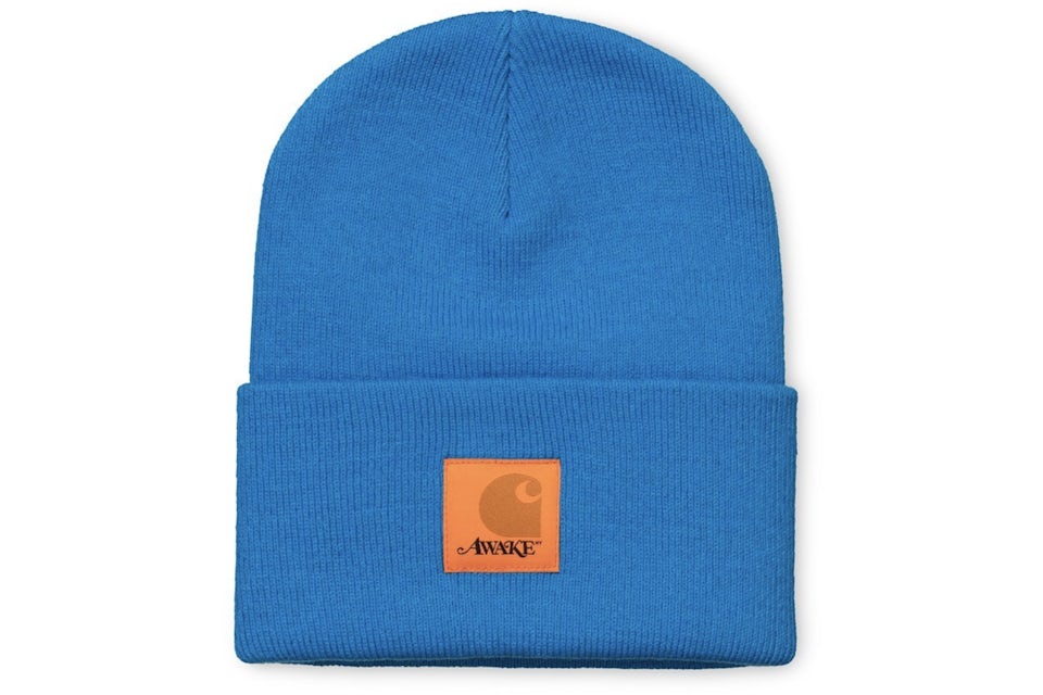 Awake x Carhartt WIP Beanie Blue FW19 GB