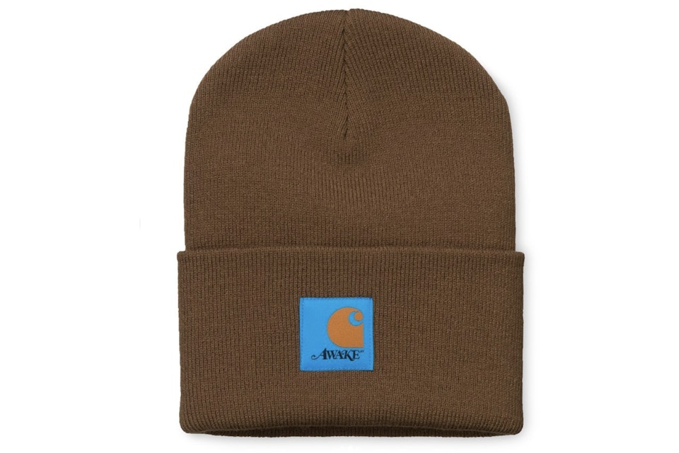 Awake X Carhartt Wip Beanie Brown Fw19 Awake X Carhartt Wip Beanie Brown Fw19