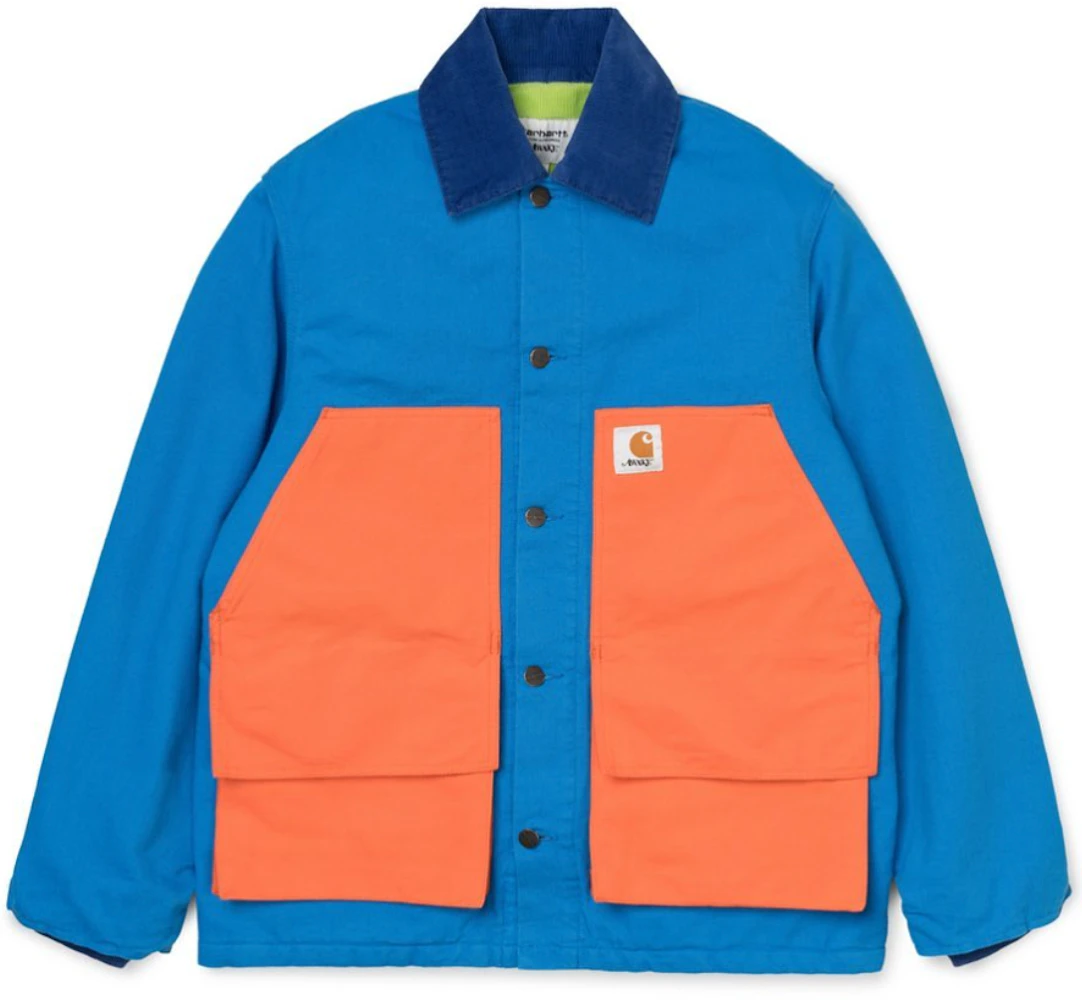Carhartt WIP Michigan Chore Coat (Winter)  Blue (heavy stone wash) – Page  Michigan Chore Coat (Winter) – Carhartt WIP USA