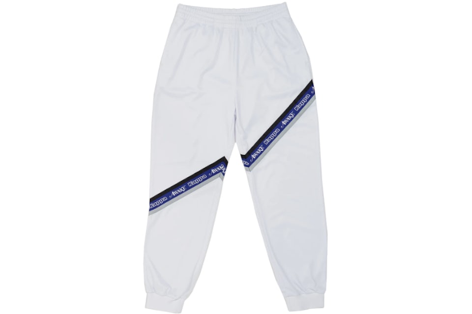 Kappa track 2025 pants white mens