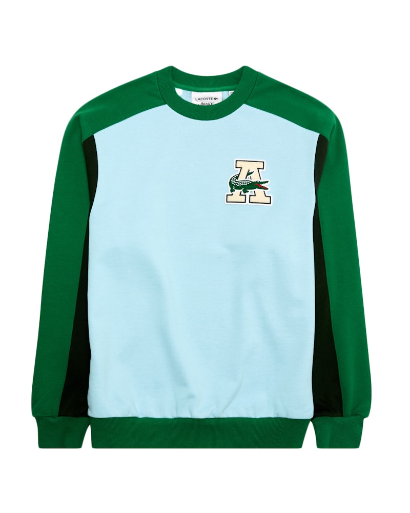 Sudadera Awake x Lacoste Azul claro/Verde