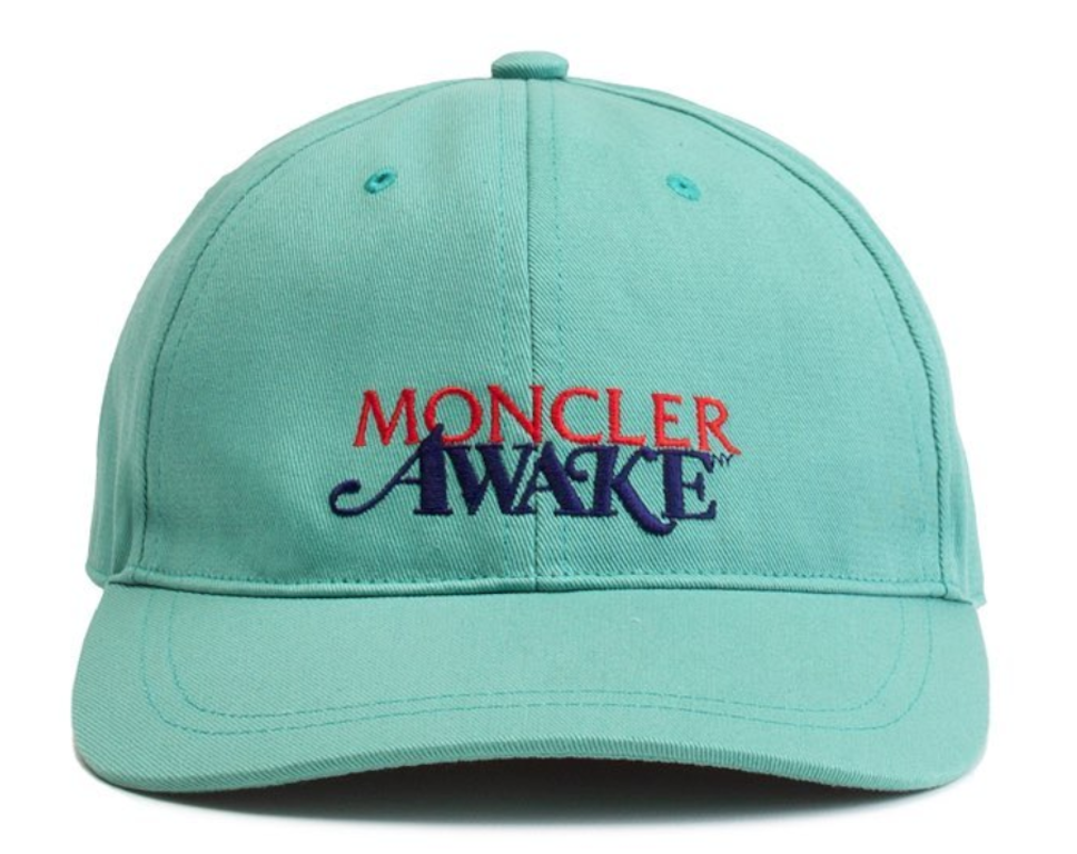 Pre-owned Awake X Moncler Logo Lock Hat Green
