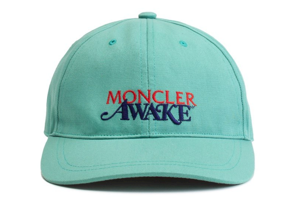 Pre-owned Awake X Moncler Logo Lock Hat Green