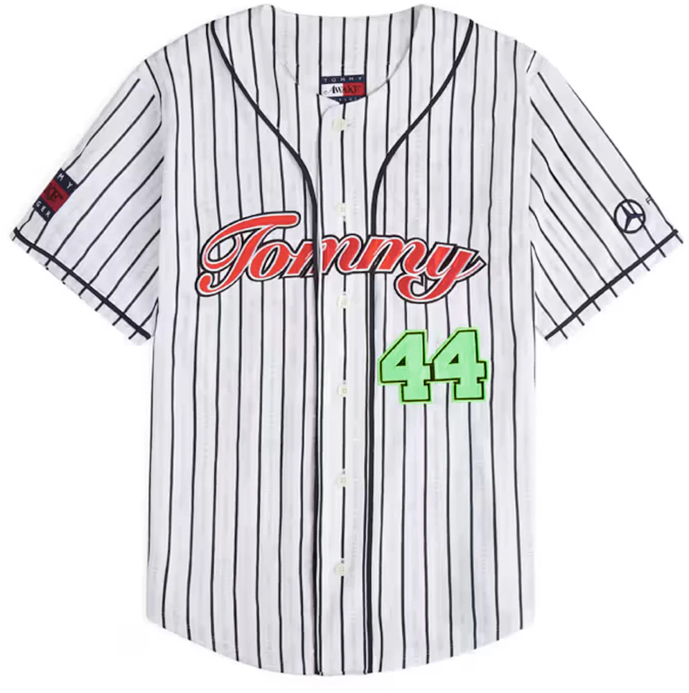 Tommy x Mercedes-AMG F1 x Awake NY Baseball Jersey Black/Green 44