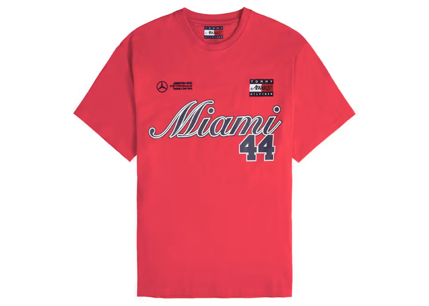 Awake x Tommy x Mercedes AMG F1 Tee Pink SS23 US