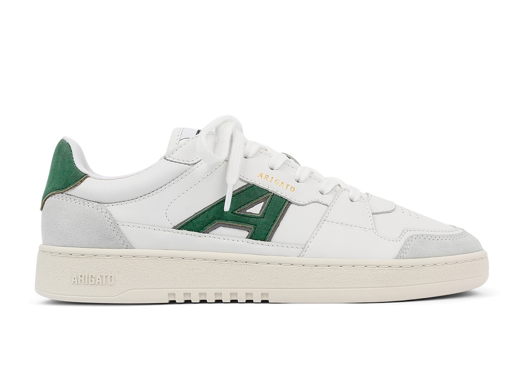 Pre-owned Axel Arigato A-dice Lo Sneaker White Green In White/green