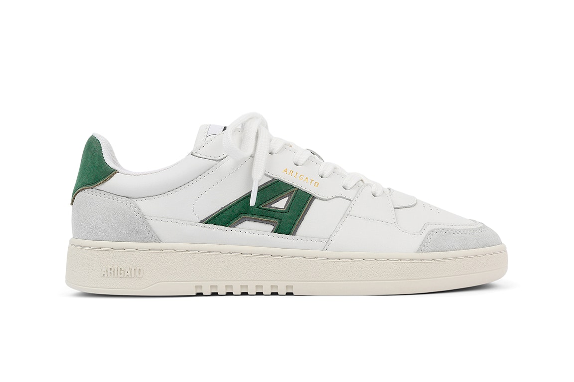 Pre-owned Axel Arigato A-dice Lo Sneaker White Green In White/green