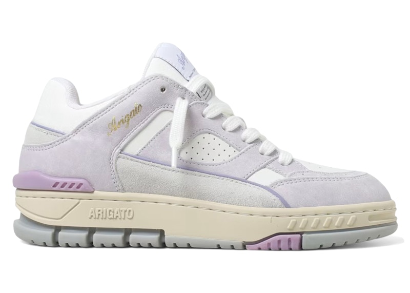 Pre-owned Axel Arigato Area Lo (women's) Sneakers In Lilac/white In Multi