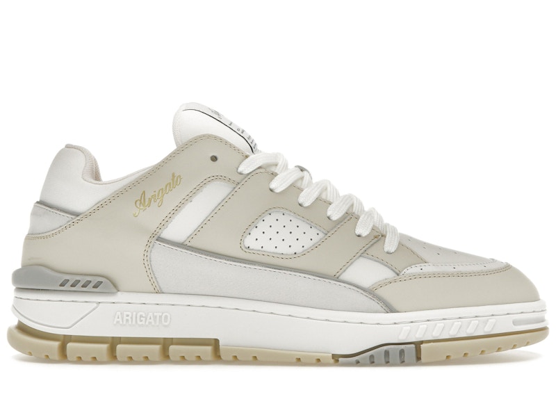 Pre-owned Axel Arigato Men's Area Lo Sneakers In White/ivory