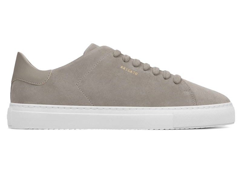 Pre-owned Axel Arigato Men's Clean 90 Suede Sneakers In Grey In Gray