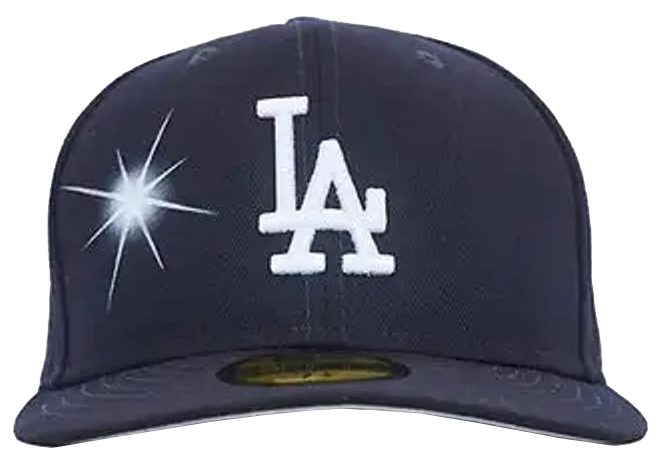 Ay El Ay En Los Angeles Dodgers Fitted Hat Navy