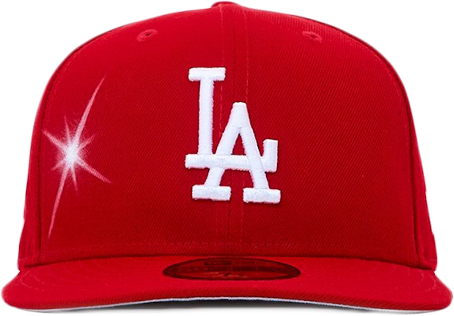 Ay El Ay En Valentine's Day Los Angeles Dodgers Fitted Hat Red - SS21 - US