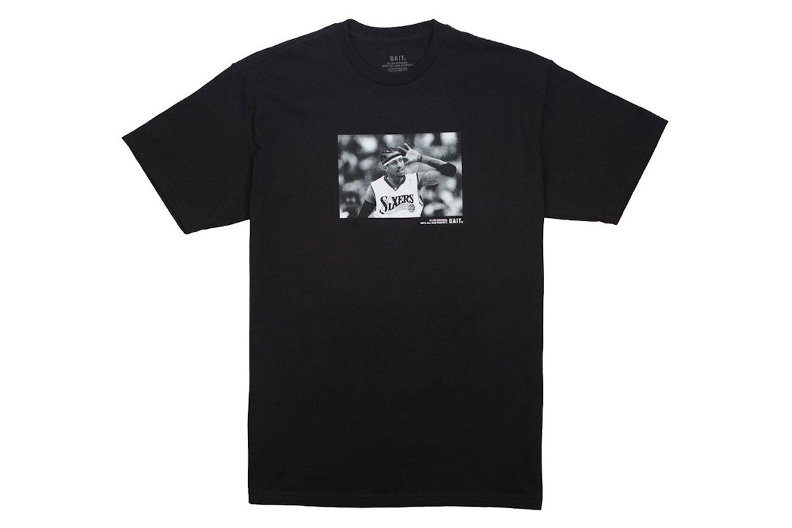 Pre-owned Bait X Allen Iverson Hall Of Fame Tee Black