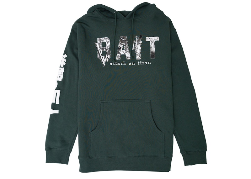 Attack on titan green hoodie sale