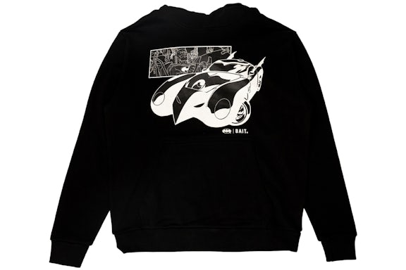 Sudadera con capucha BAIT x Batman Batmobile Glow In The Dark Negro