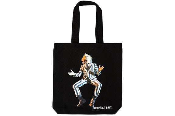 BAIT x Beetlejuice Here Lies Betelgeuse Tote Bag Negro