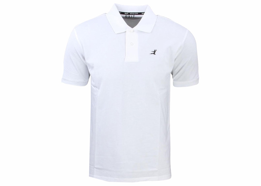 Pre-owned Bait X Bruce Lee Polo Shirt White
