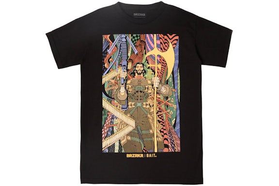 BAIT x Brzrkr #1 Tradd Moore Cover Color Variant Camiseta Negro