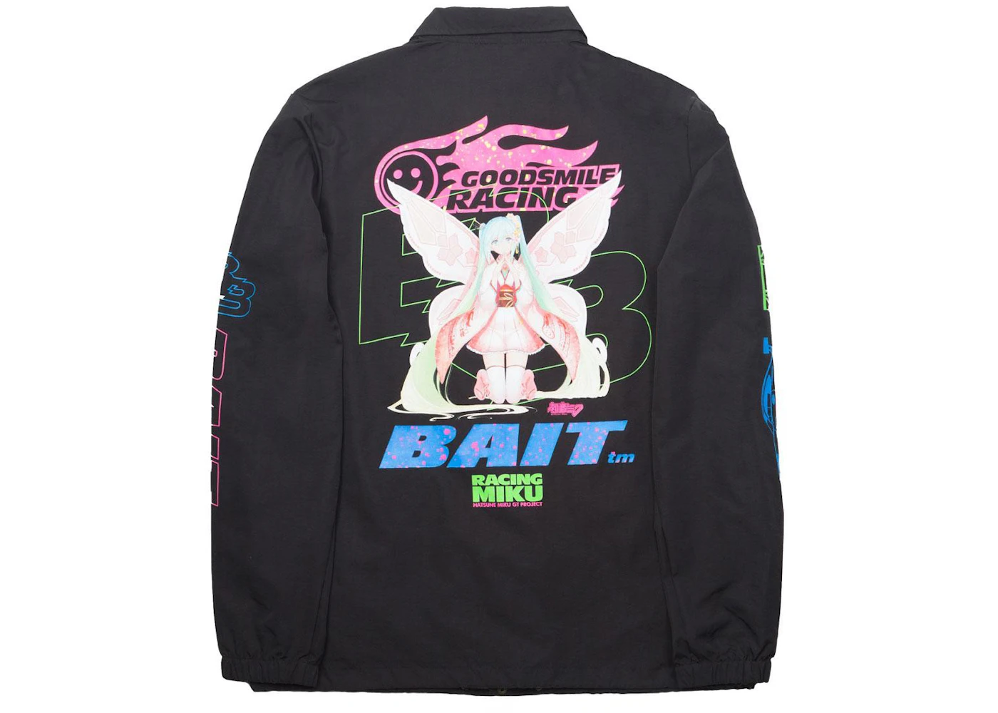 BAIT x Goodsmile Racing Miku Coaches Jacket Black Men's - FW22 - US