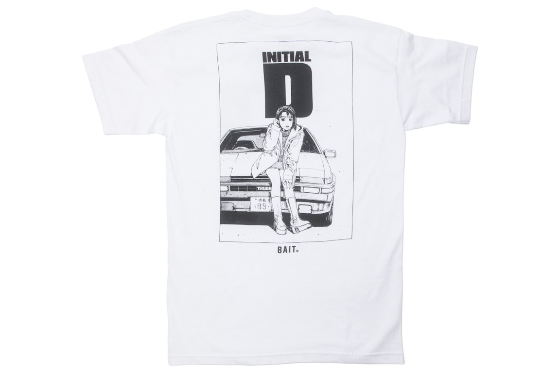 Pre-owned Bait X Initial D Ae86 Tee White