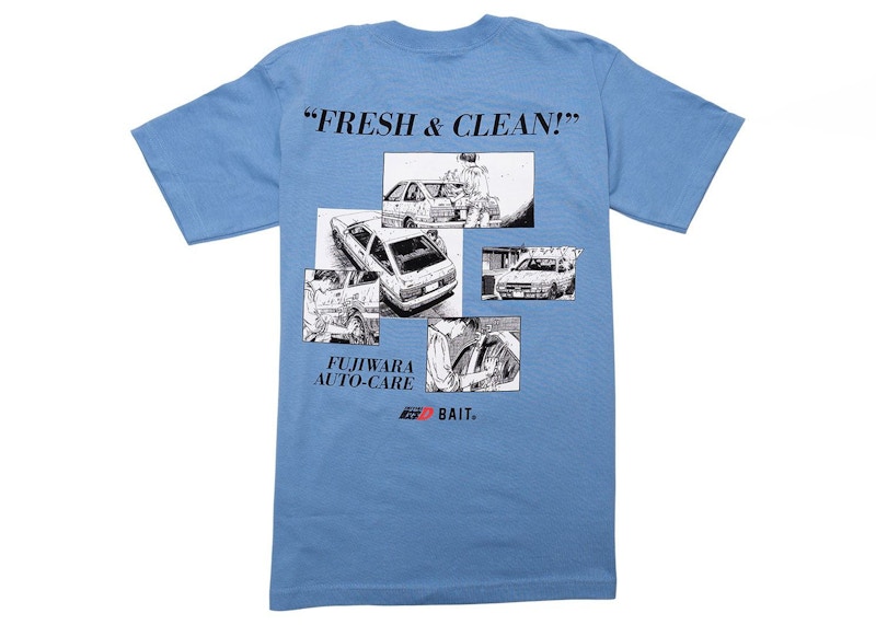 Camiseta BAIT x Initial D So Fresh So Clean Azul