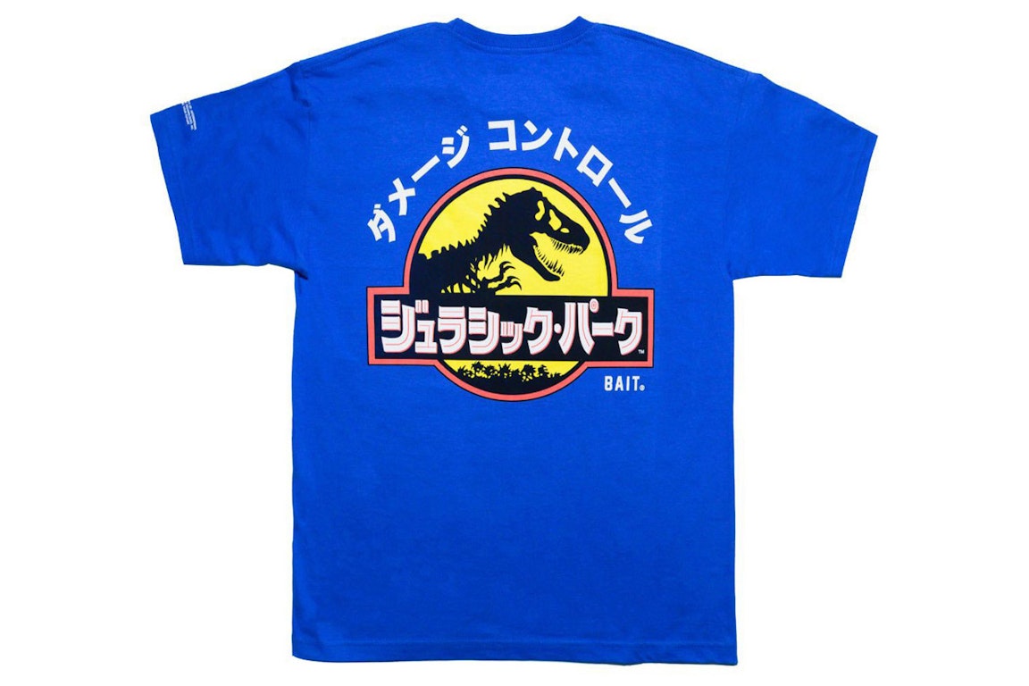 Pre-owned Bait X Jurassic Park Damage Control Tee Blue