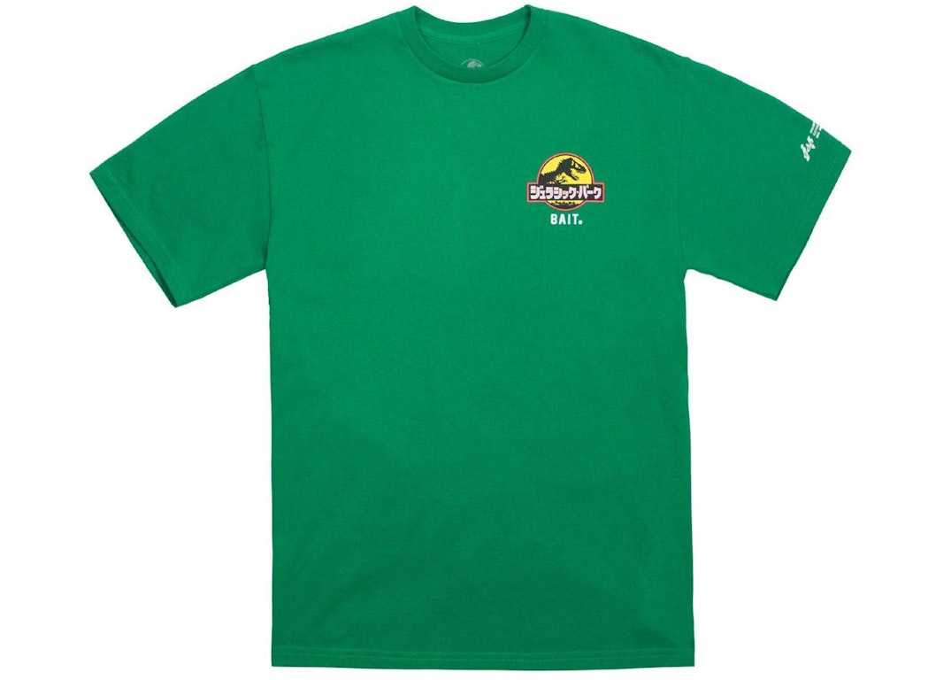 Pre-owned Bait X Jurassic Park Damage Control Tee Green