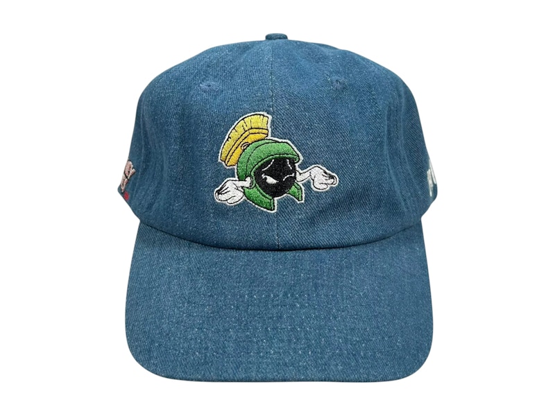 Pre-owned Bait X Looney Tunes Marvin The Martian Strapback Cap In Blue