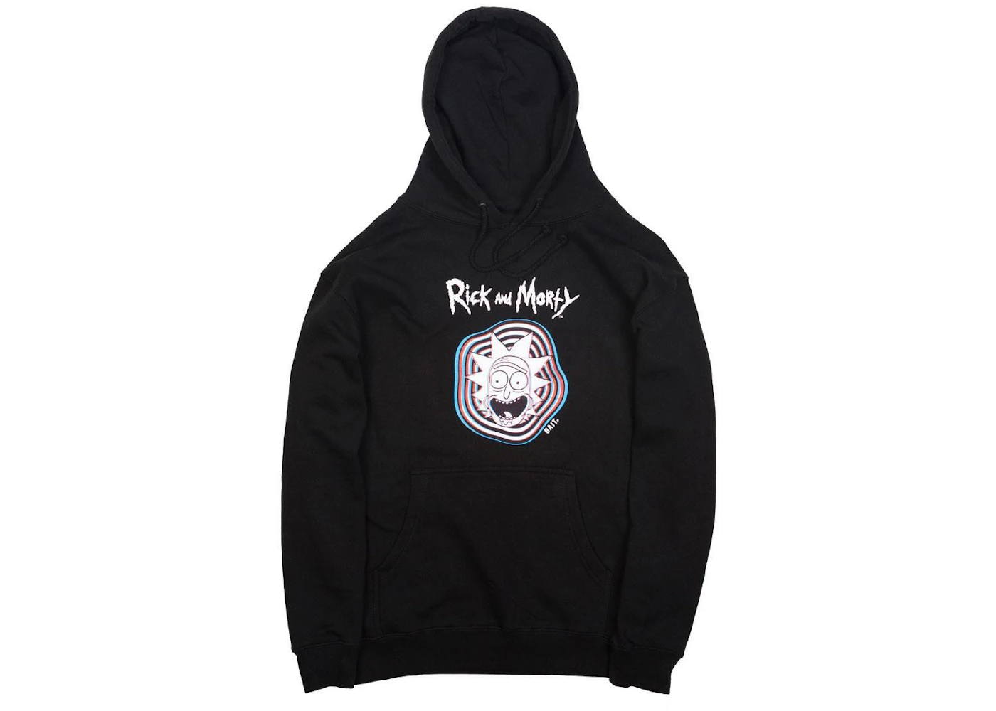 BAIT x Rick And Morty Psychedelic Trippy Hoodie Black Men's - FW22 - US