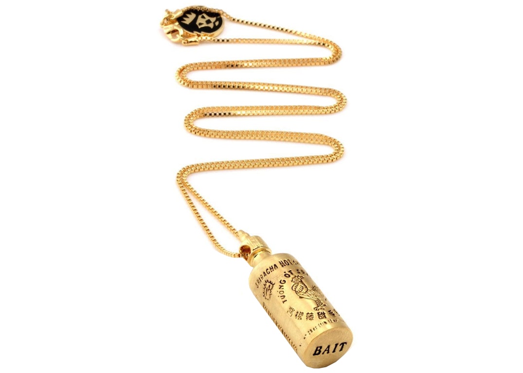 Pre-owned Bait X Sriracha Necklace Gold