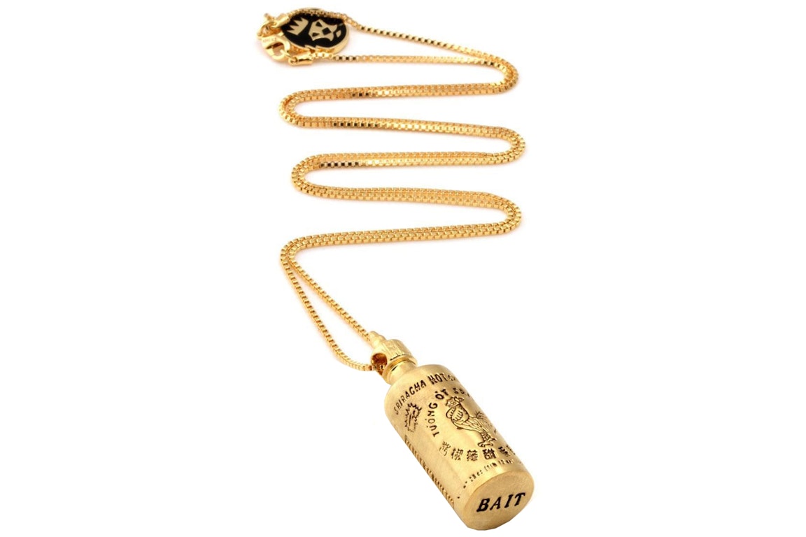 Pre-owned Bait X Sriracha Necklace Gold