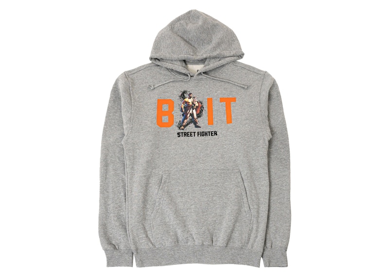 BAIT x Street Fighter 6 Ryu Men Hoodie Gray