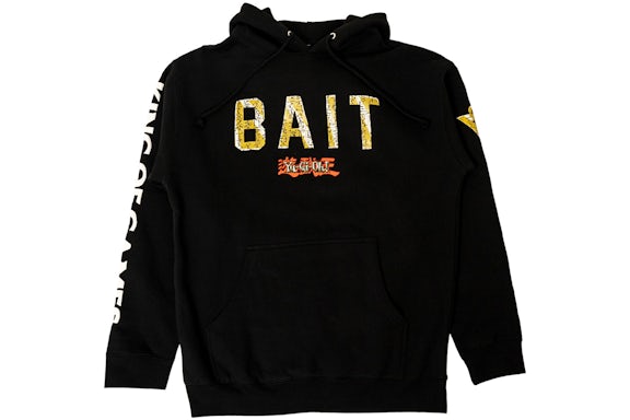 BAIT x Yu Gi Oh Bait King Of Games Felpa Con Cappuccio Nero