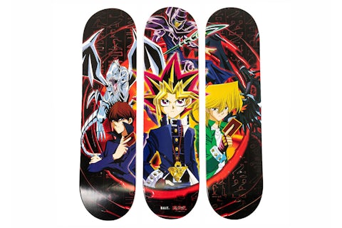 BAIT x Yu-Gi-Oh Skateboard Deck Set Multicolor - US BAIT x Yu-Gi-Oh Skateboard Deck Set Multicolor - US