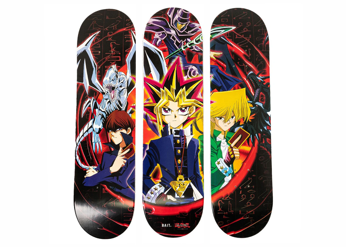 BAIT x Yu-Gi-Oh Skateboard Deck Set Multicolor - US BAIT x Yu-Gi-Oh Skateboard Deck Set Multicolor - US