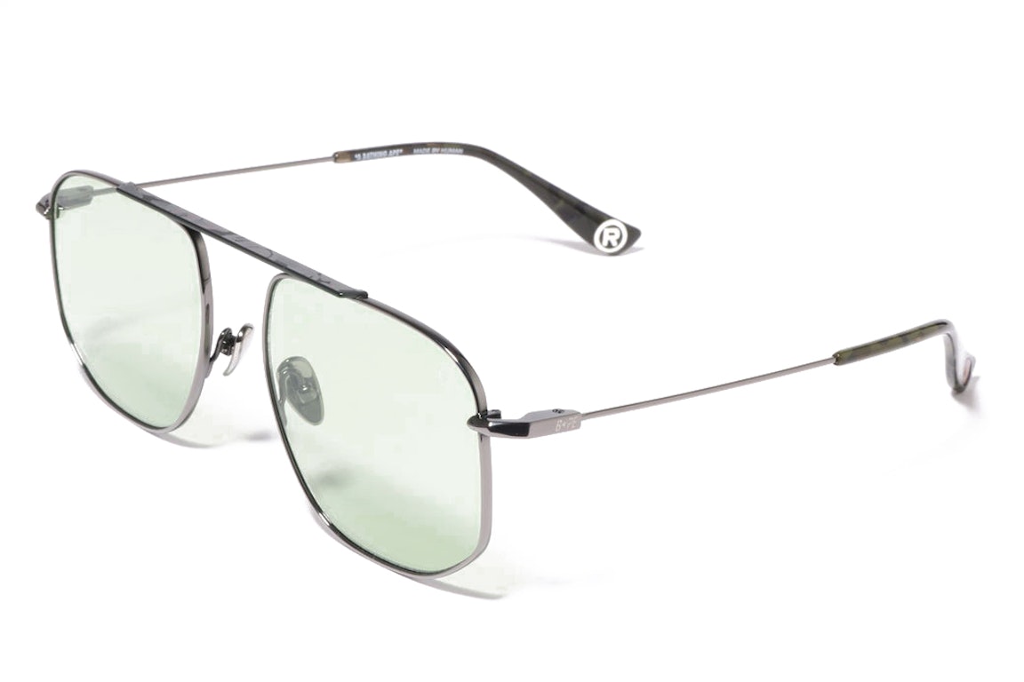 Pre-owned Bape 10 Sunglasses (fw22) Green
