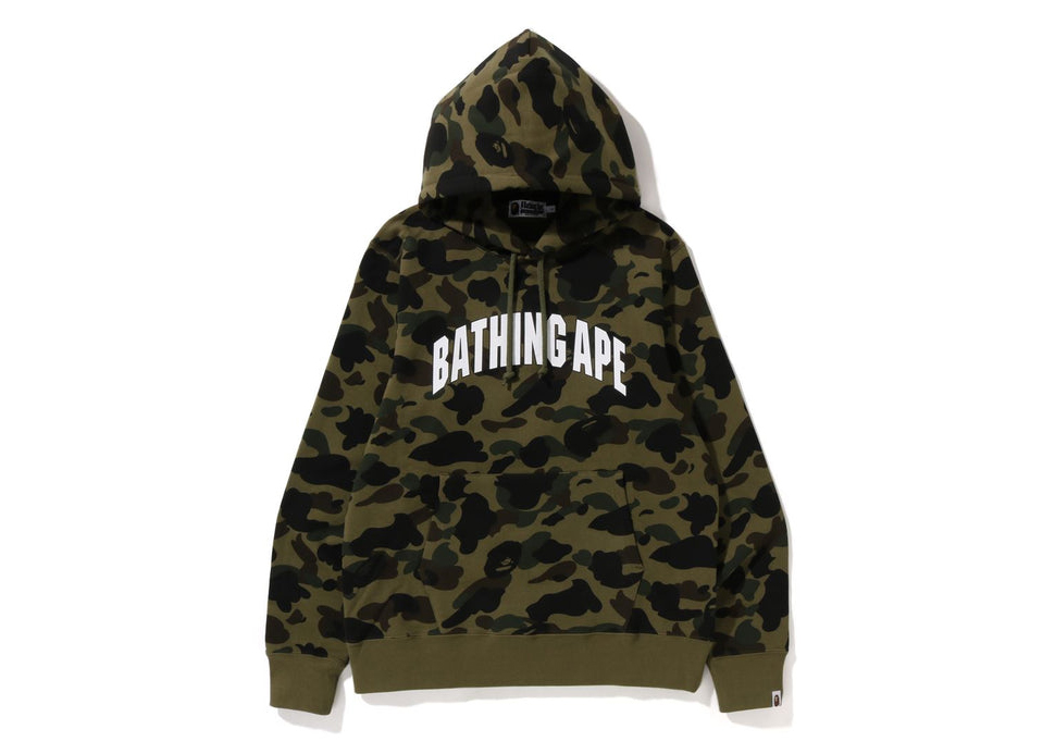 BAPE 1St Camo Pullover Hoodie FW22 Green Men s FW22 US