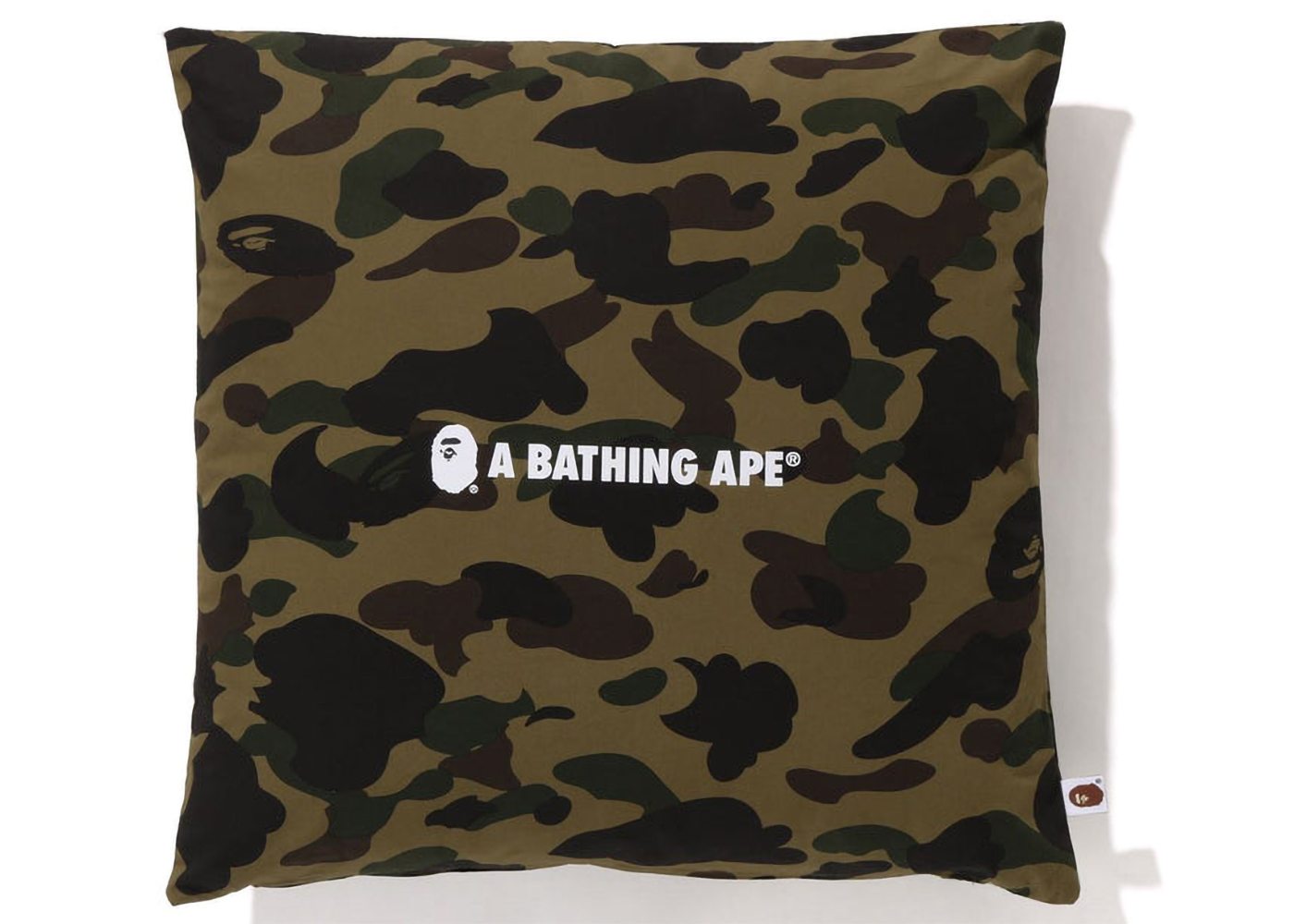 BAPE 1st Camo A Bathing Ape Square Cushion Green - SS23 - US