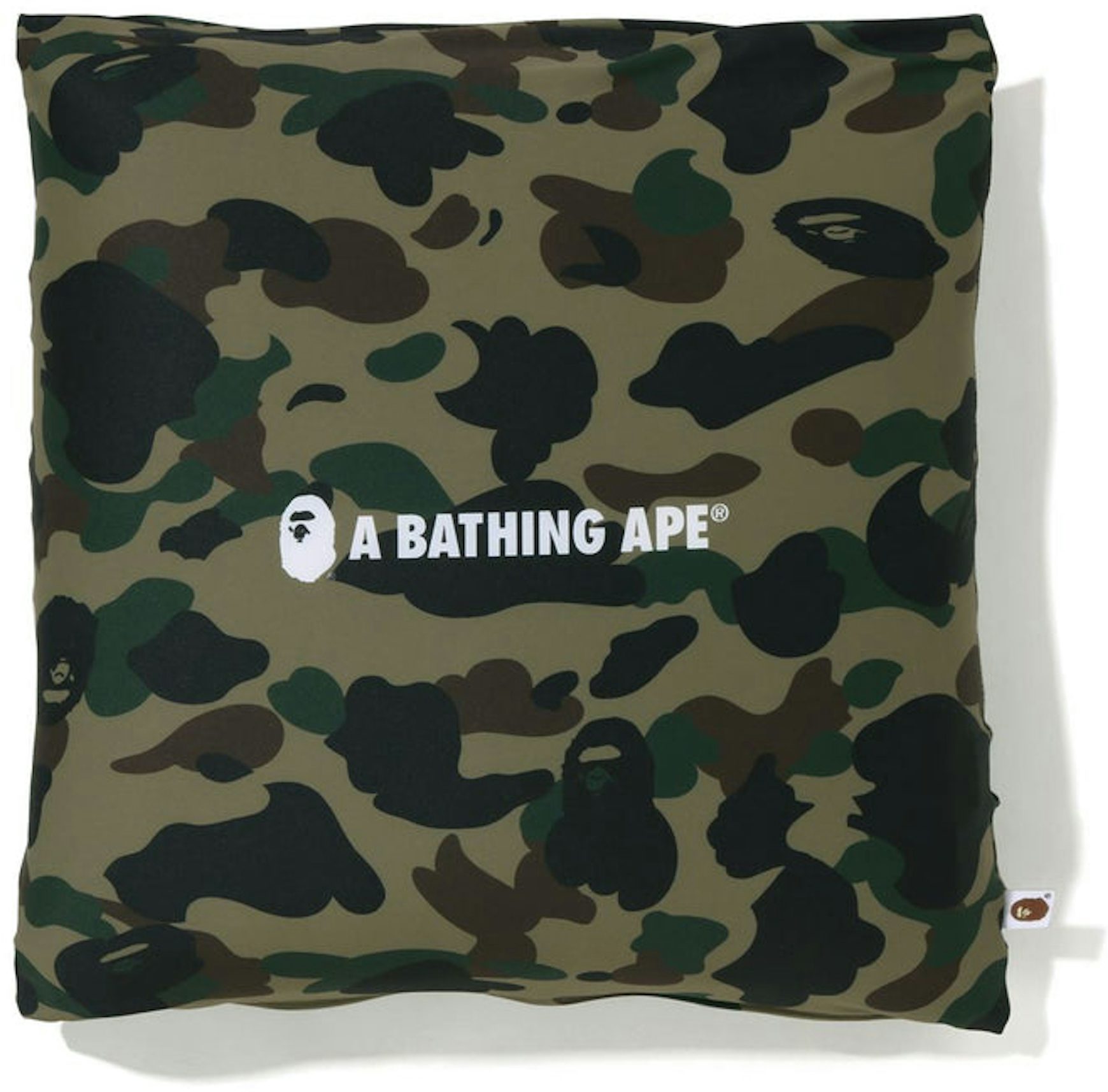 BAPE A Bathing Ape Square Cushion Ivory - SS23 - US