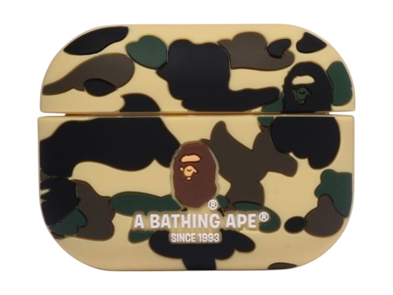 【A BATHING APE】1ST CAMO AIRPODS PRO CASE BAPE 1st Camo Airpods Pro Case Yellow - SS25 - US