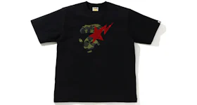 BAPE 1st Camo Ape Face Sta Relaxed Fit Tee Black/Green
