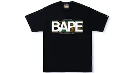 BAPE 1st Camo BAPE Logo Tee Black Green