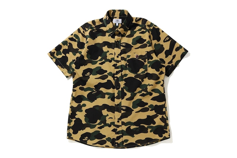 bape polo shirt camo