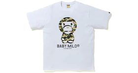 BAPE 1st Camo Baby Milo Tee White/Yellow