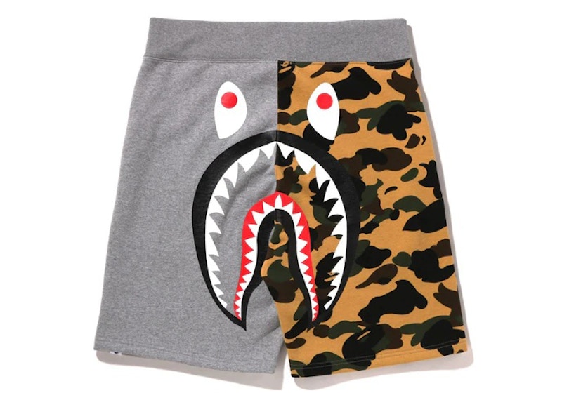 Bathing ape shorts on sale camo