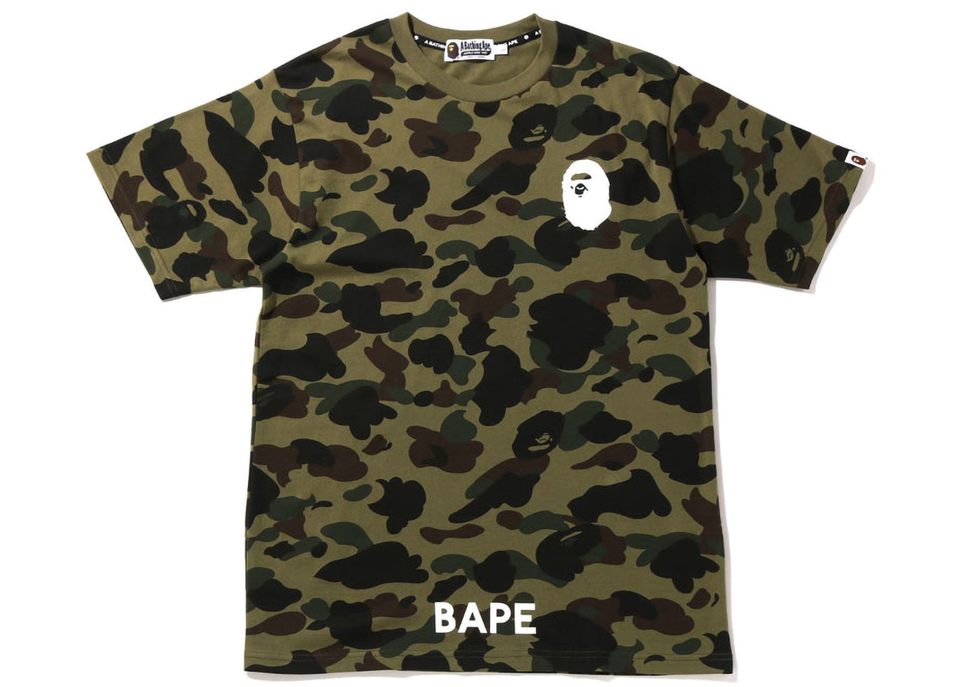 BAPE 1st Camo Bathing Ape Tee Green Men's - SS22 - US