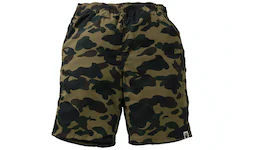 BAPE 1st Camo Beach Shorts (SS21) Green