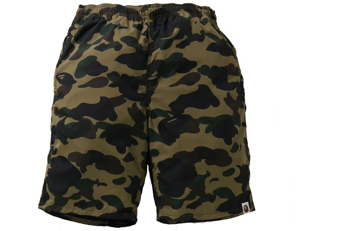 BAPE 1st Camo Beach Shorts (SS21) Green