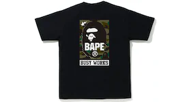 BAPE 1st Camo Busy Works Tee (FW21) Black/Green